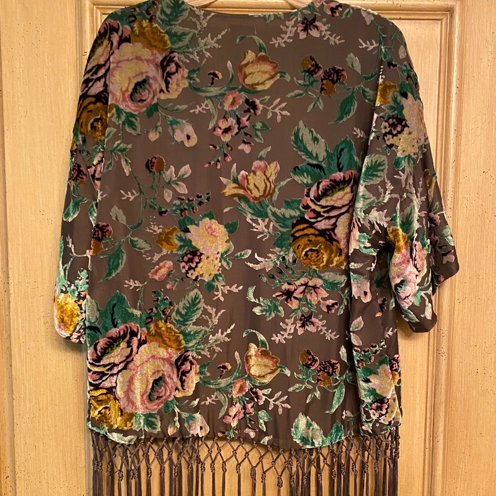 Stunning Velvet Kimono - Picture 5 of 5